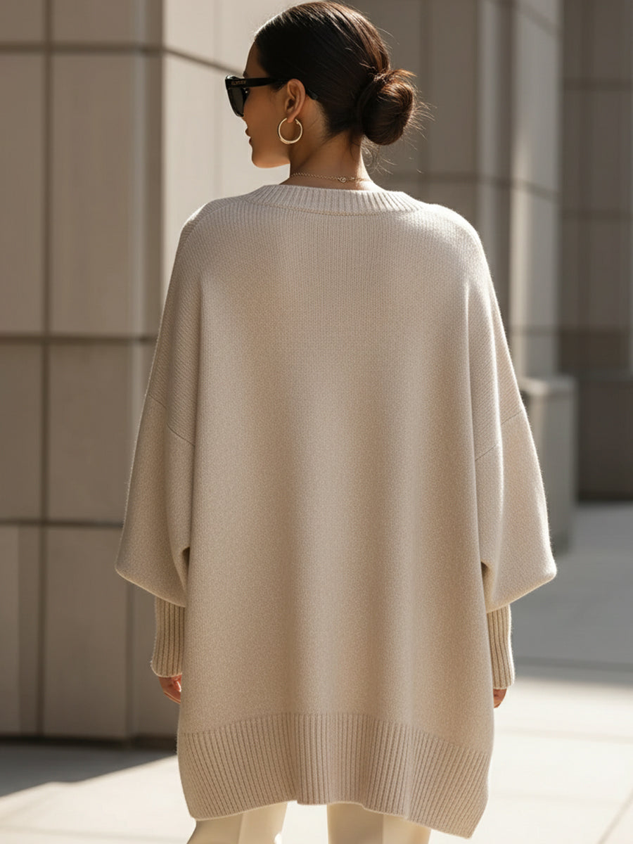 Linette | Luxe Oversized Poncho for Women