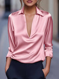 Eliane | Premium V-Neck Blouse for Women