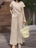 Nadia | Pocket Wide-Leg Set for Women