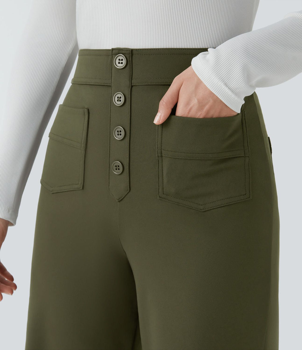 Odette | Relaxed Linen Casual Trousers for Women