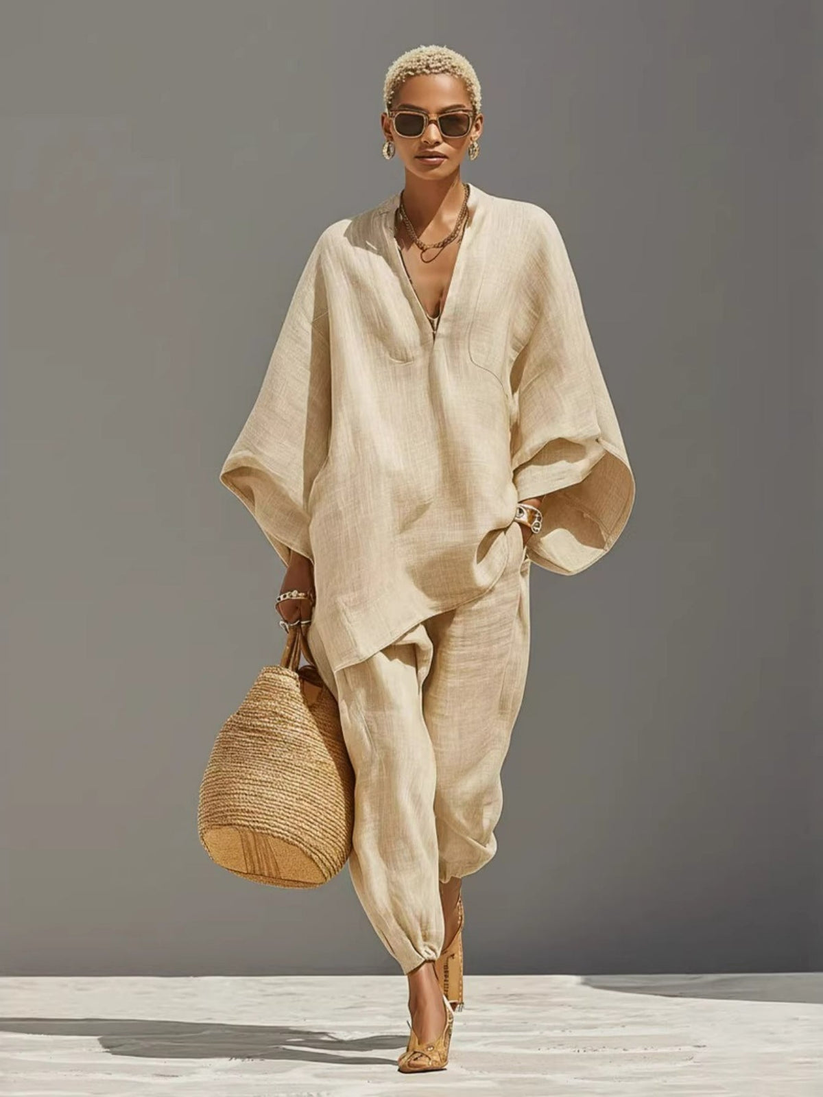 Agata | Batwing Relaxed Set for Women