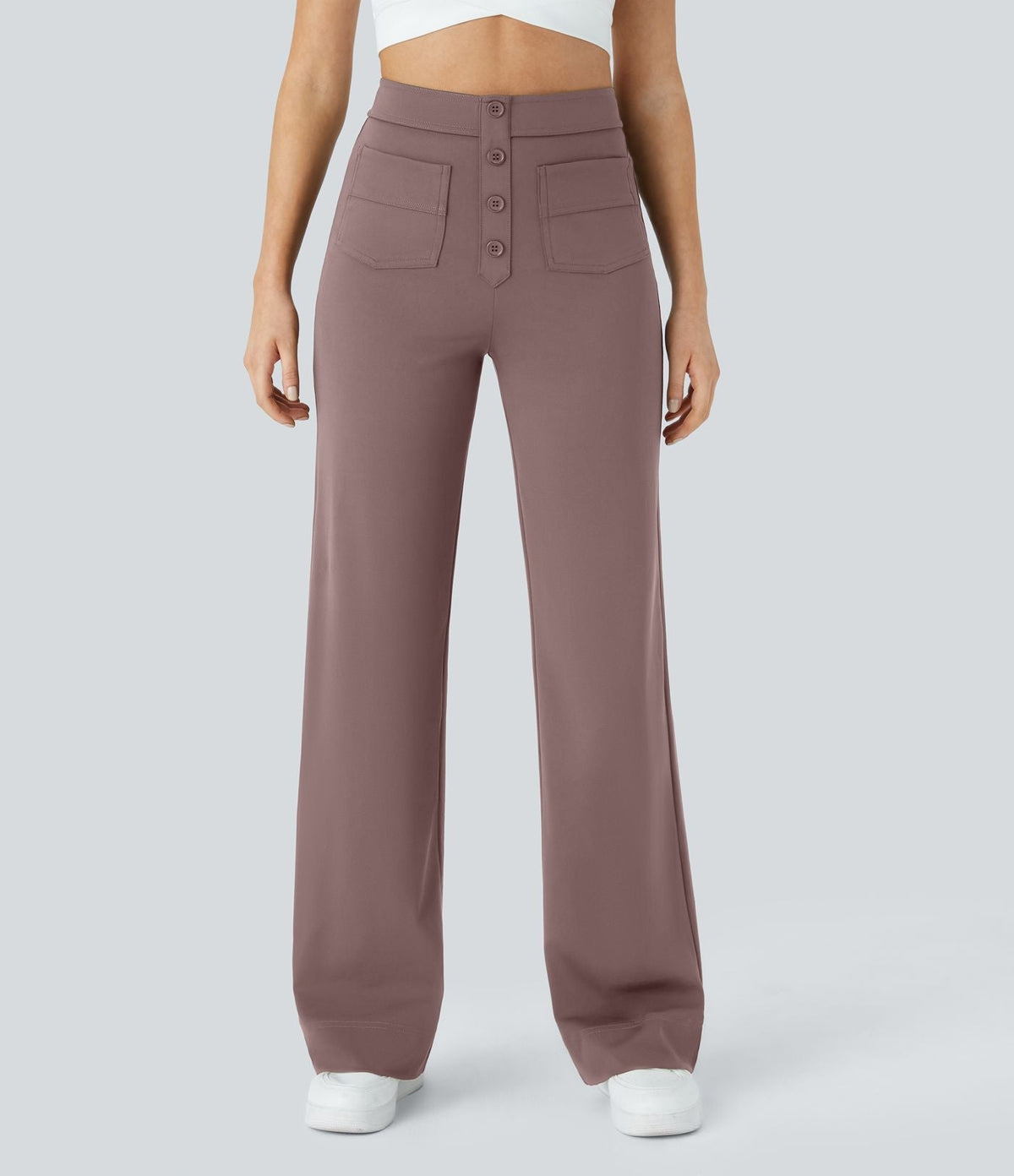 Odette | Relaxed Linen Casual Trousers for Women