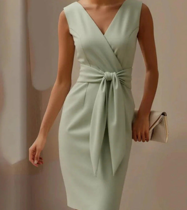 Cordelia | Bow Detail Midi Dress