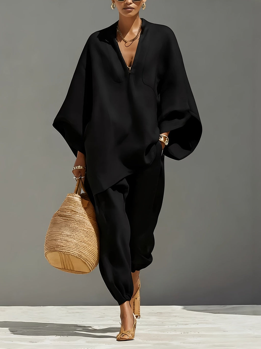 Agata | Batwing Relaxed Set for Women