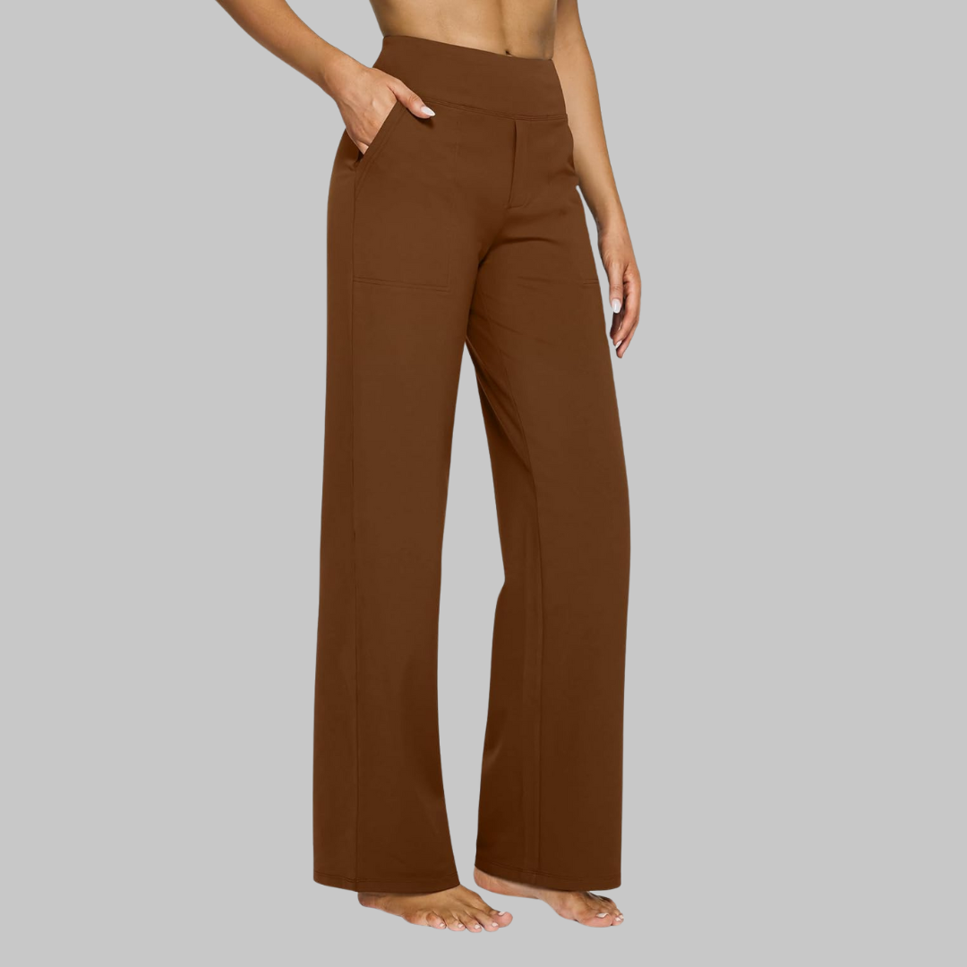 Phoebe | Linen Stretch Trousers for Women