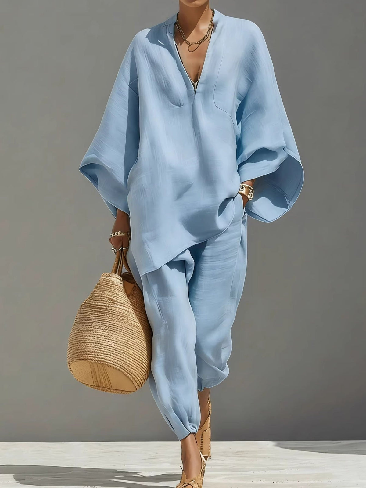 Agata | Batwing Relaxed Set for Women