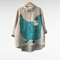 Adeline | Elegant Linen Summer Blouse for Women