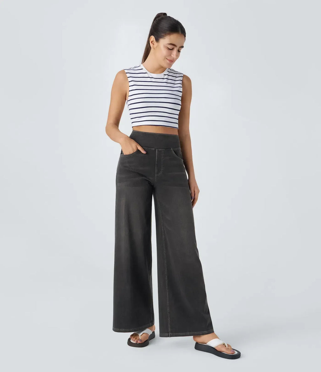 Nicolette | Linen Comfort Trousers for Women