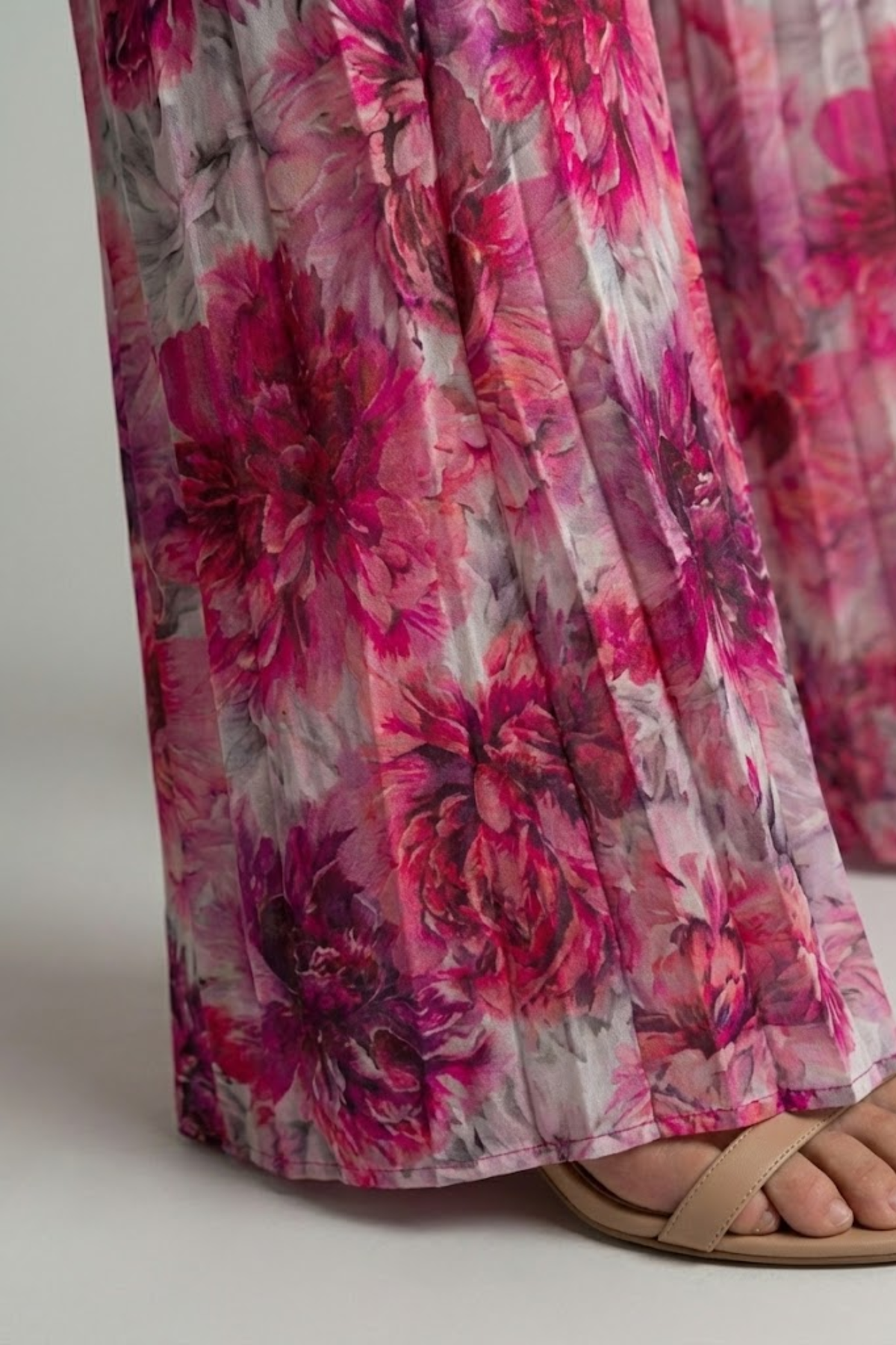 Bianca | Elegant Pleated Wide-Leg Jumpsuit for Women