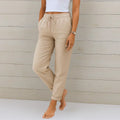Marlene | Airy Linen Summer Trousers for Women