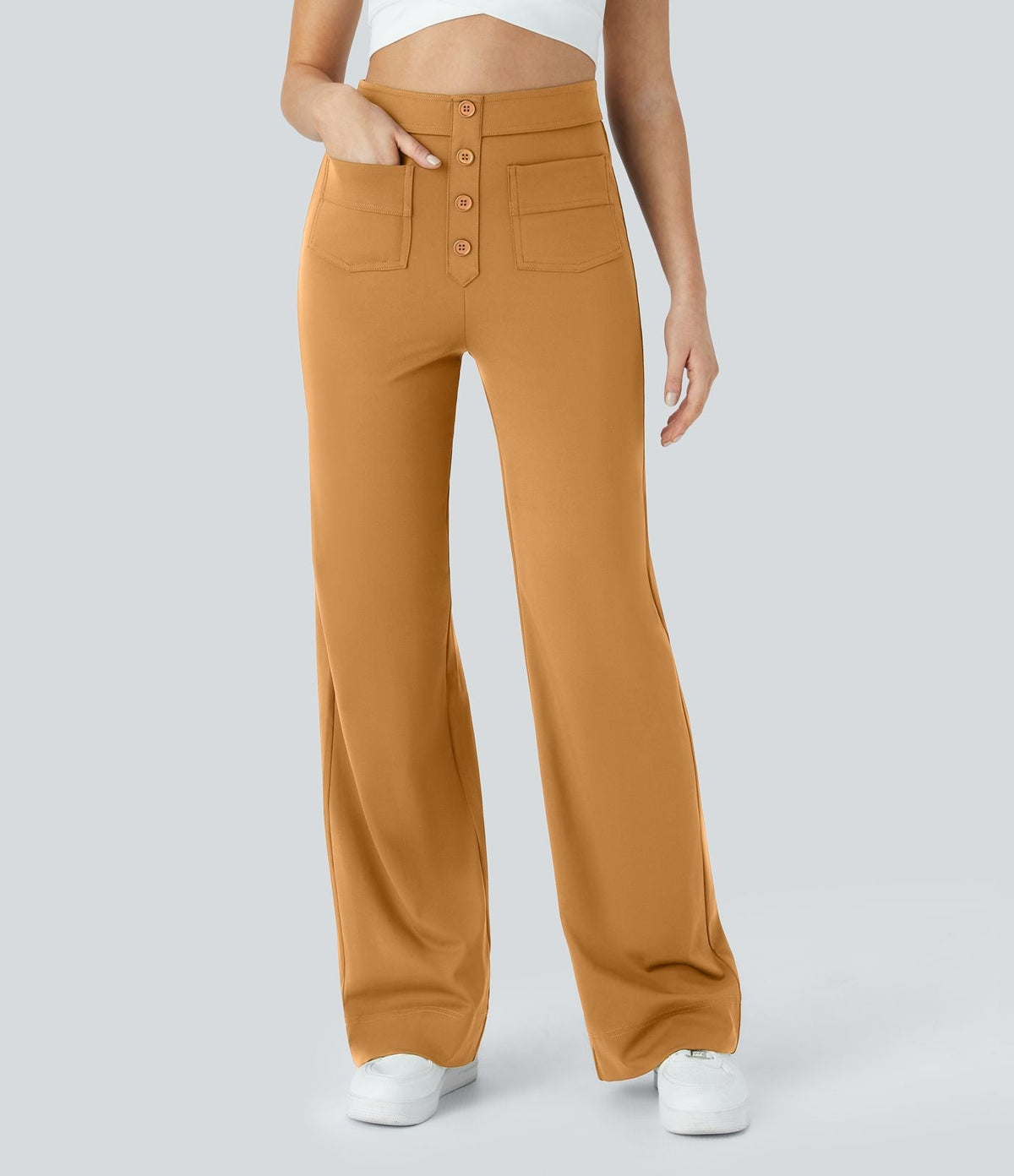 Odette | Relaxed Linen Casual Trousers for Women
