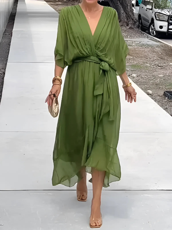Gaia | Wrap Maxi Dress