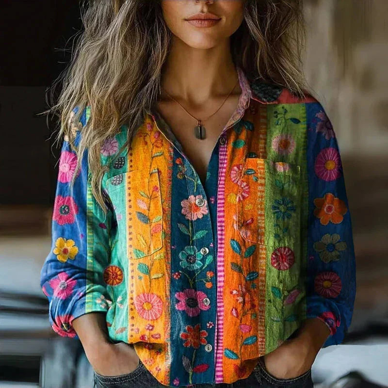 Rebecca | Bohemian Vintage Blouse for Women