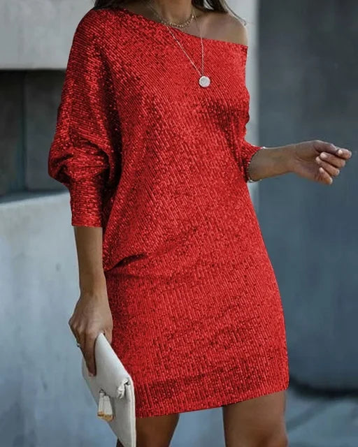 Adalyn | Sequin Party Maxi Dress