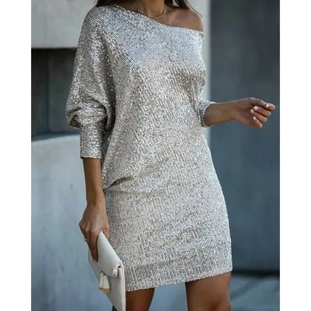 Adalyn | Sequin Party Maxi Dress