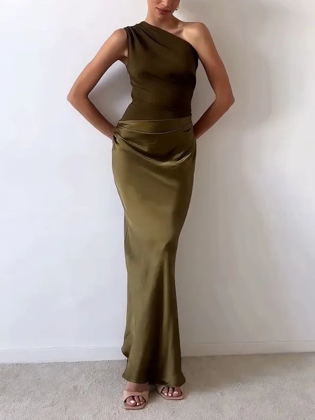 Miranda | One-Shoulder Maxi