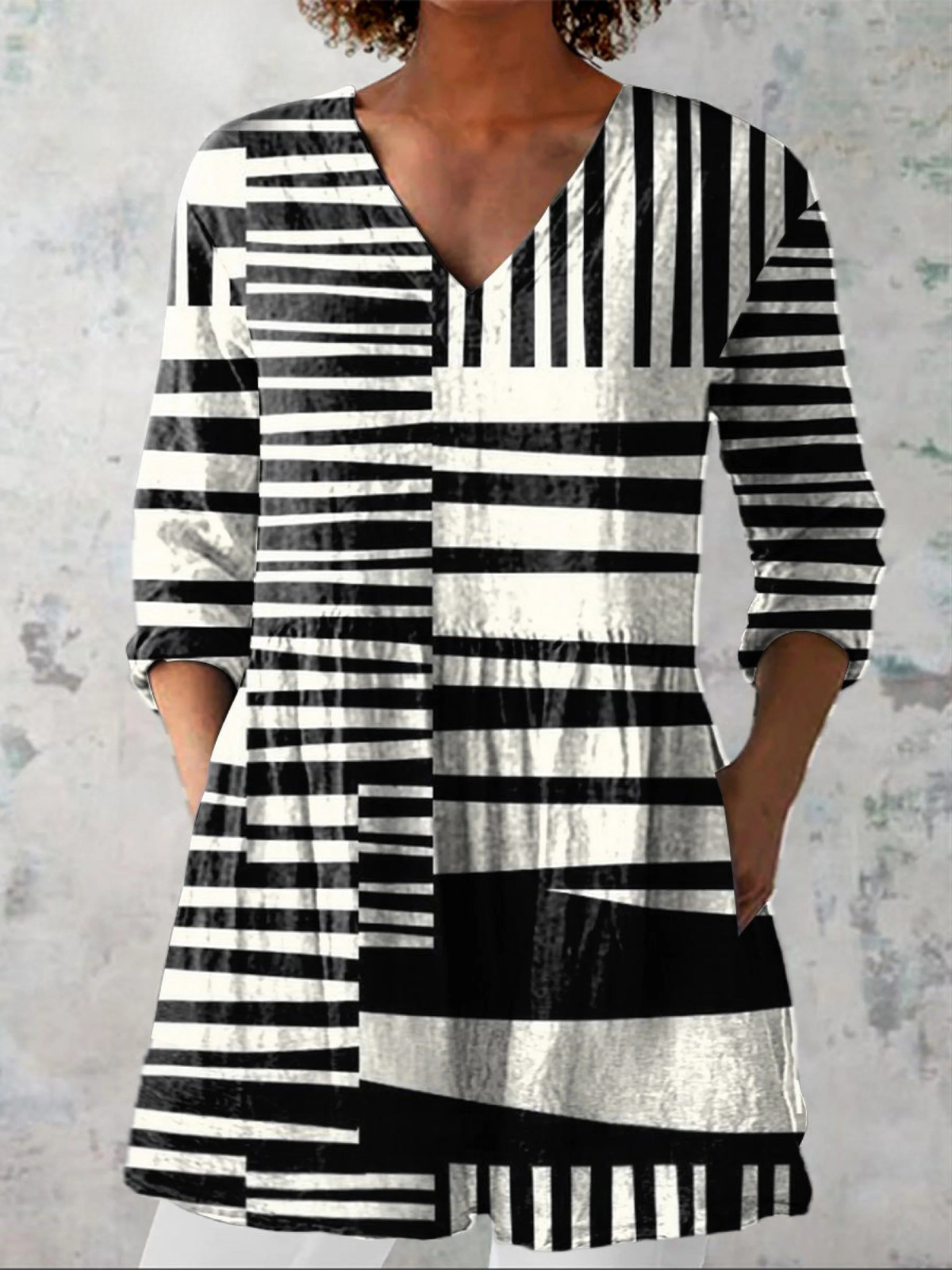 Giulietta | Long V-Neck Blouse for Women