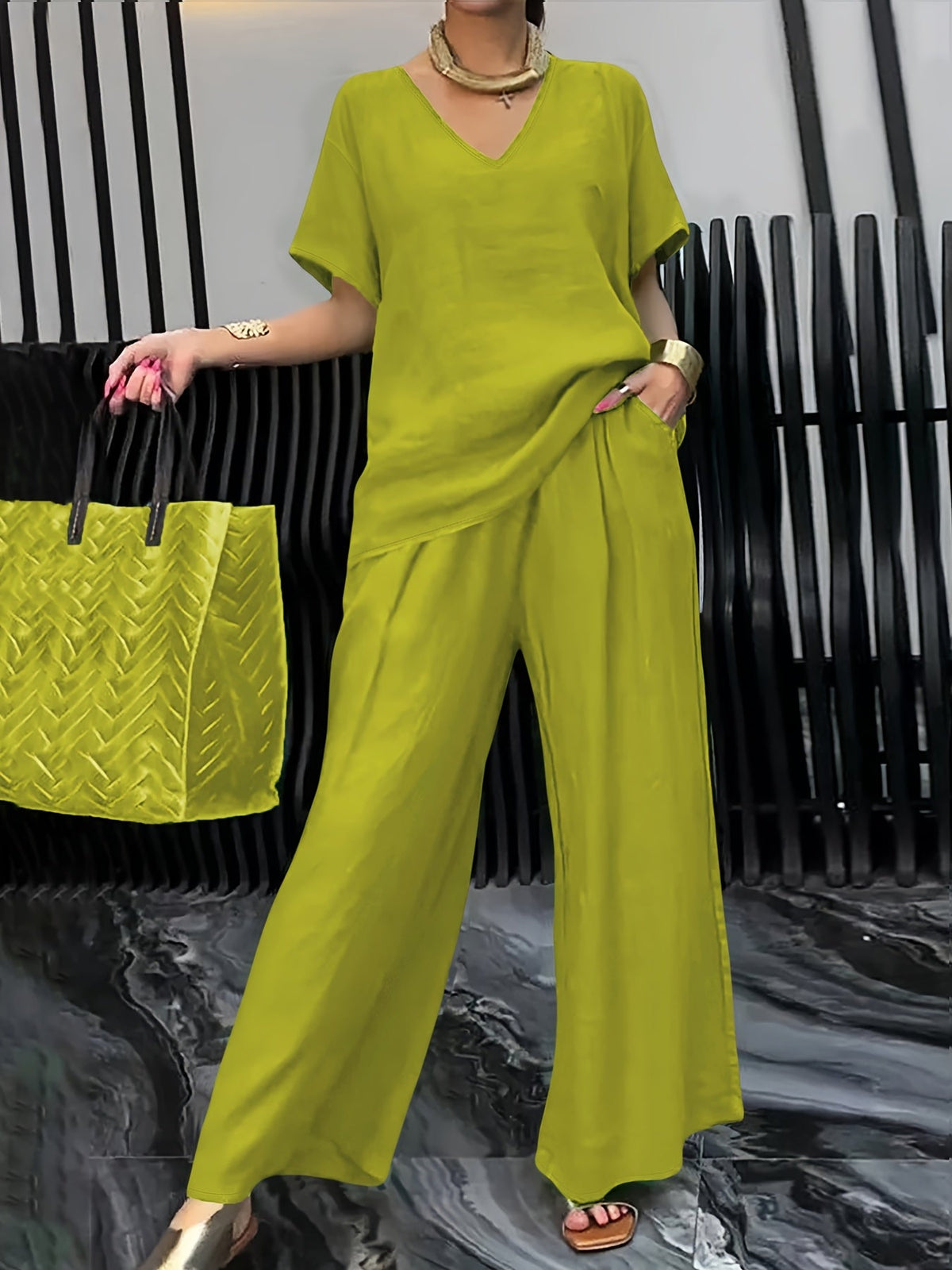 Lunara | Elegant Relaxed Two-Piece Set for Women