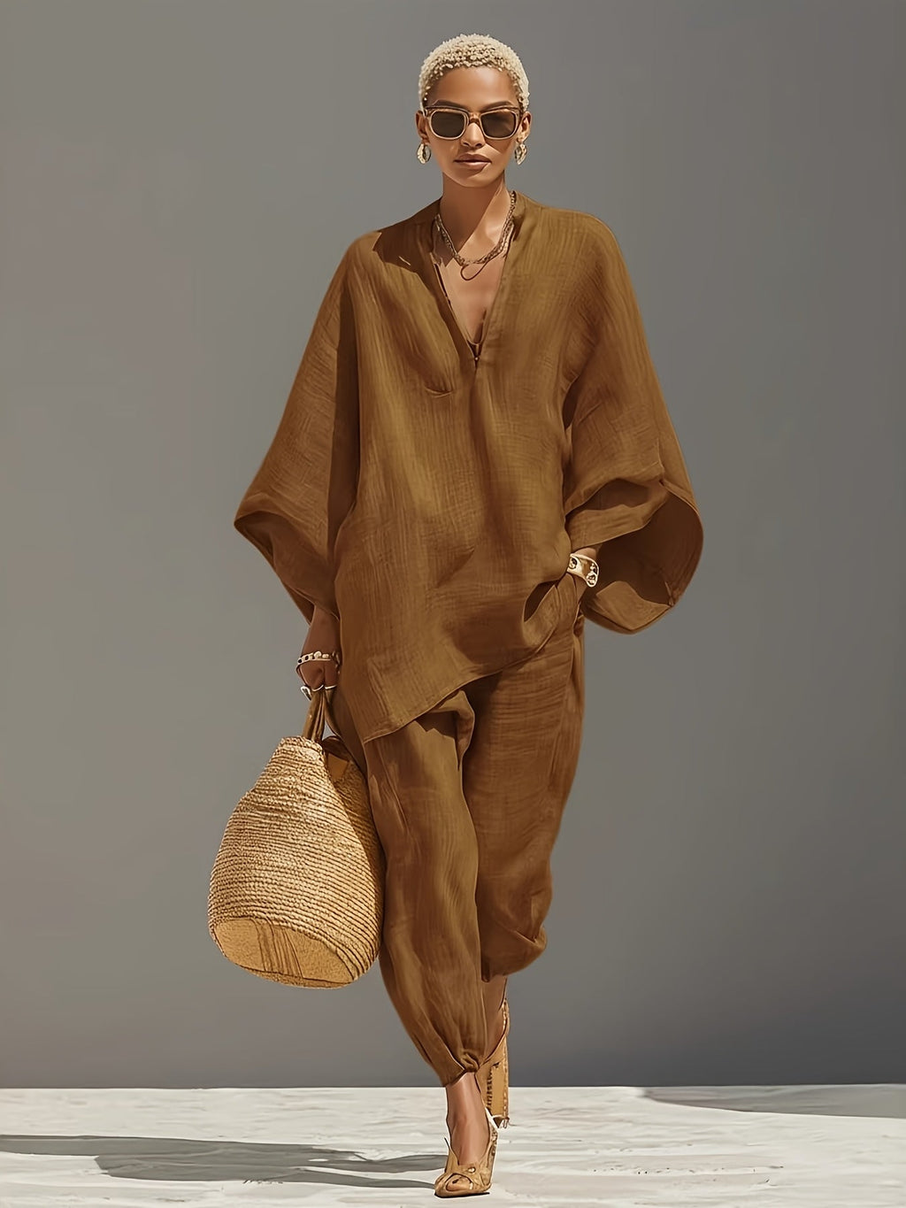 Agata | Batwing Relaxed Set for Women