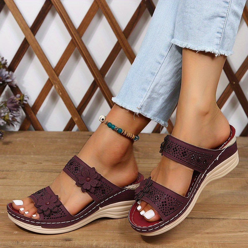 Marisol | Floral Sandals for Women