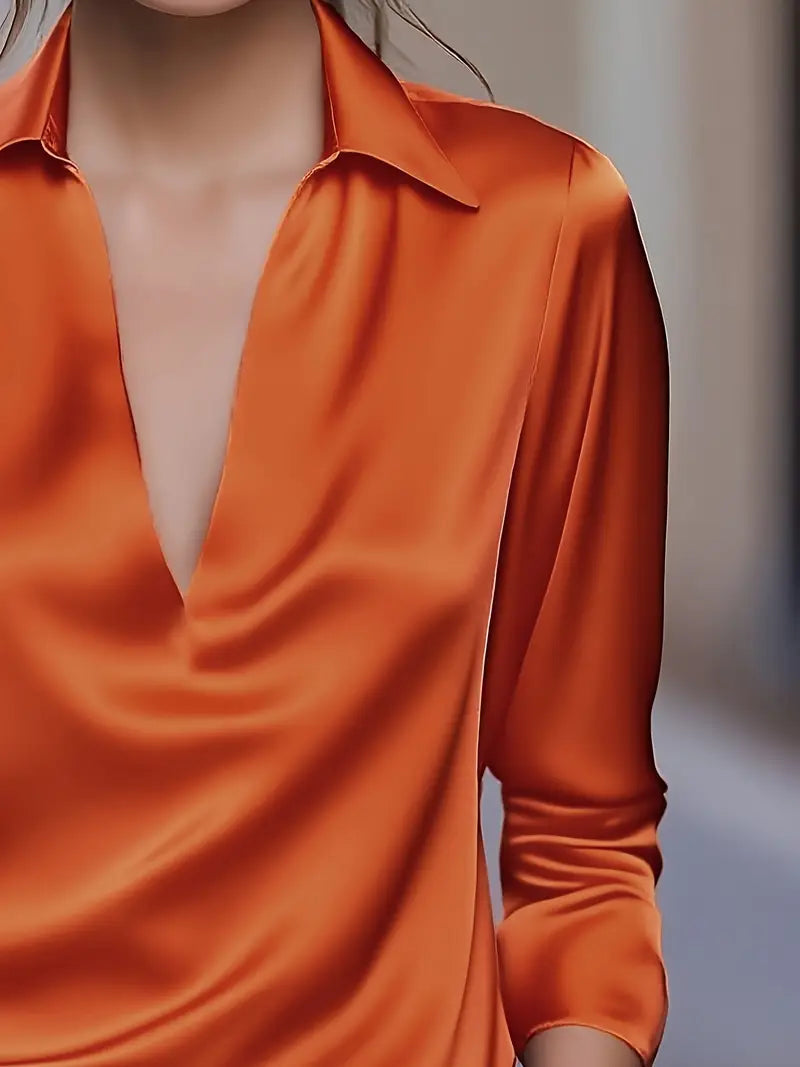Eliane | Premium V-Neck Blouse for Women