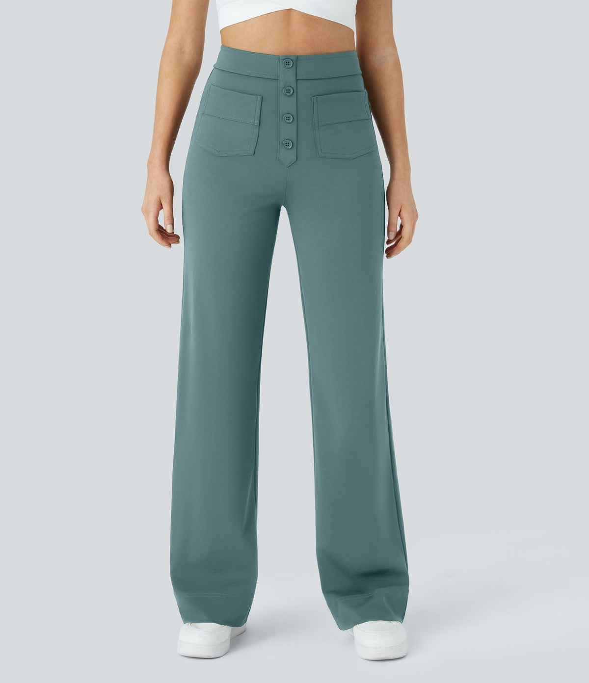 Odette | Relaxed Linen Casual Trousers for Women