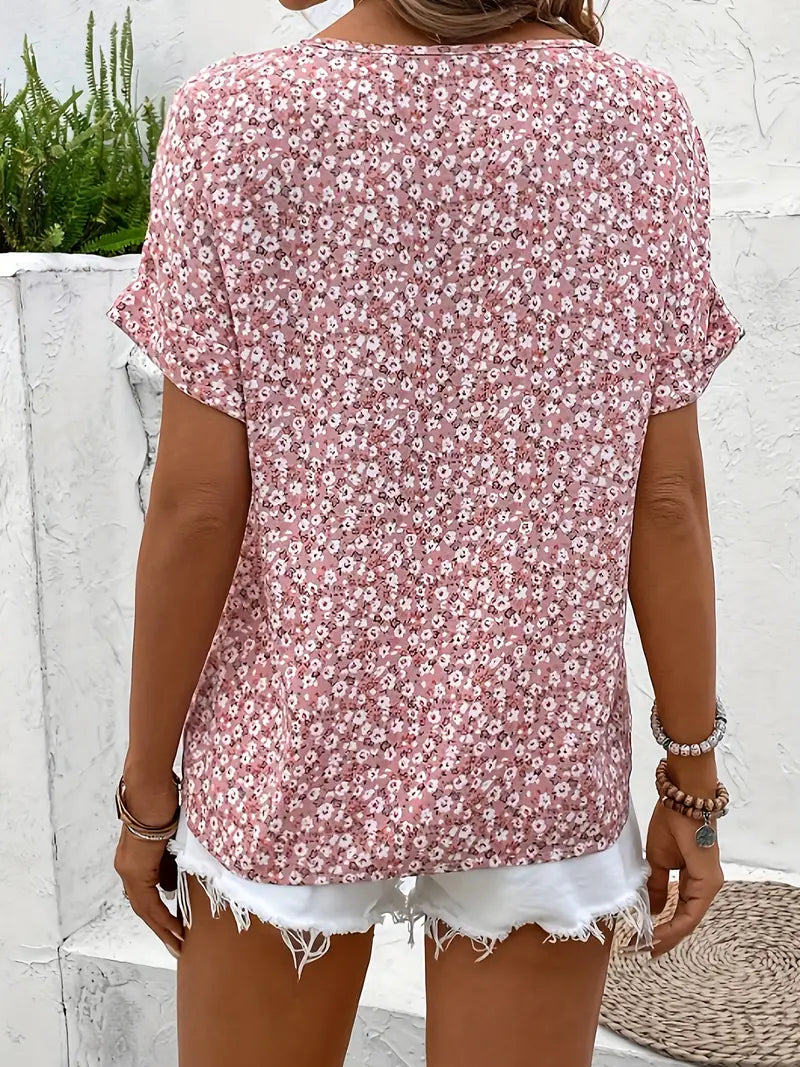 Verna | Chic Floral Print Blouse for Women