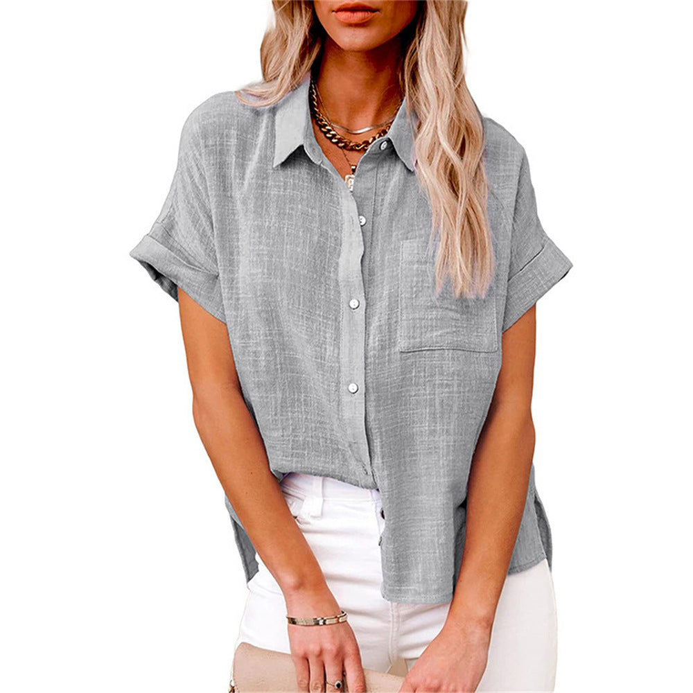 Flavie | Lightweight Shirt with Front Pocket for Women