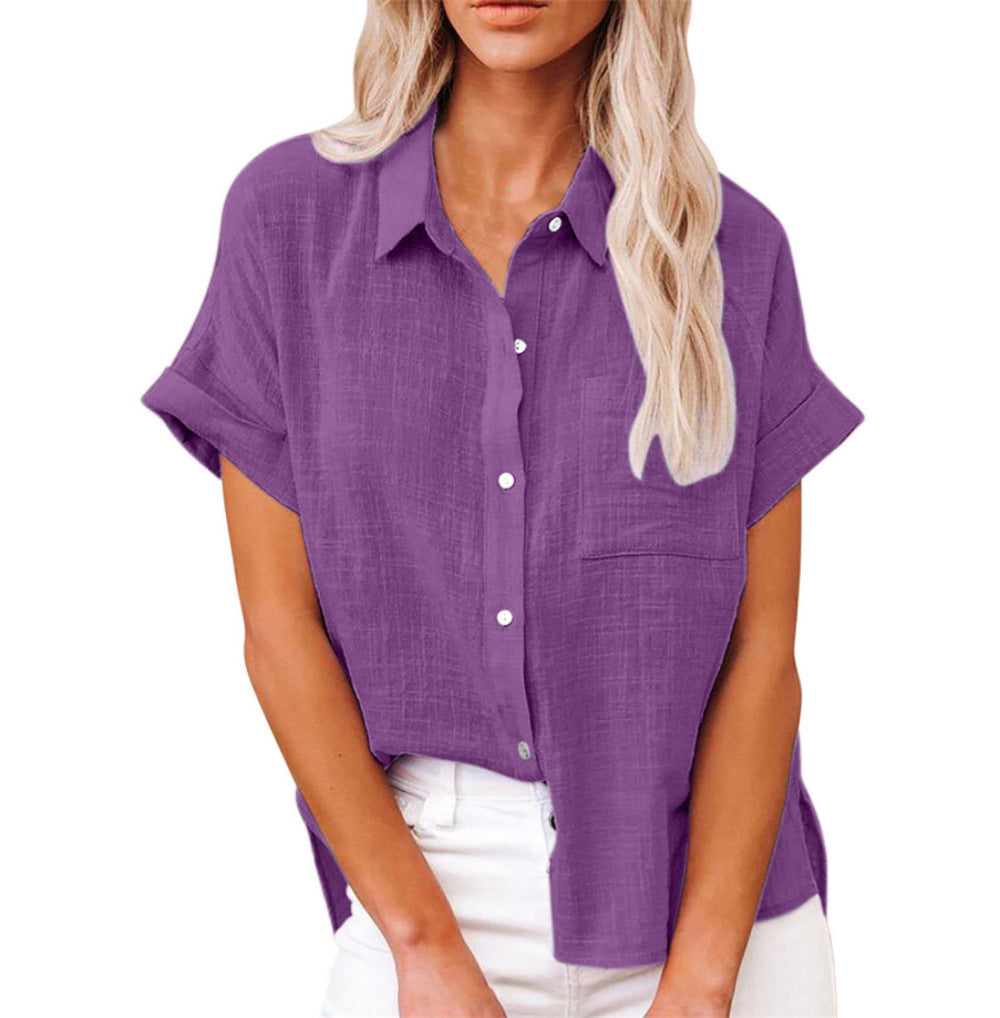 Flavie | Lightweight Shirt with Front Pocket for Women