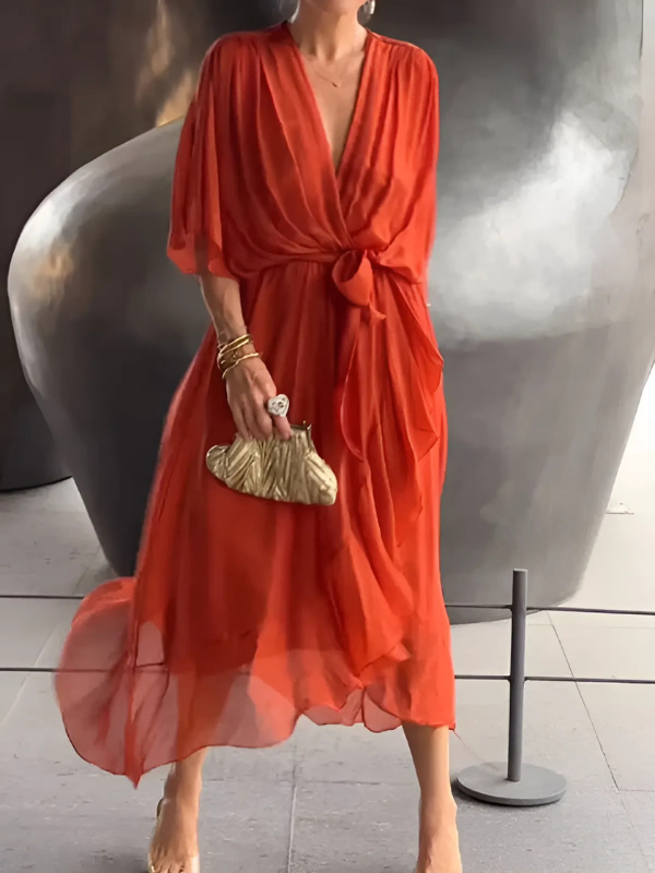 Gaia | Wrap Maxi Dress