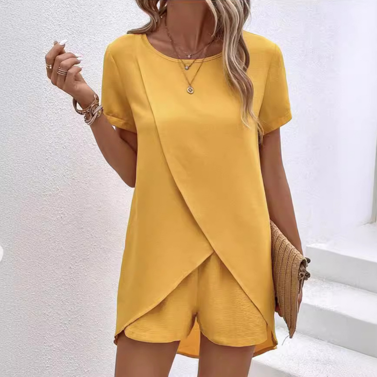 Amalia | Elegant Summer Co-Ord Lounge Set for Women