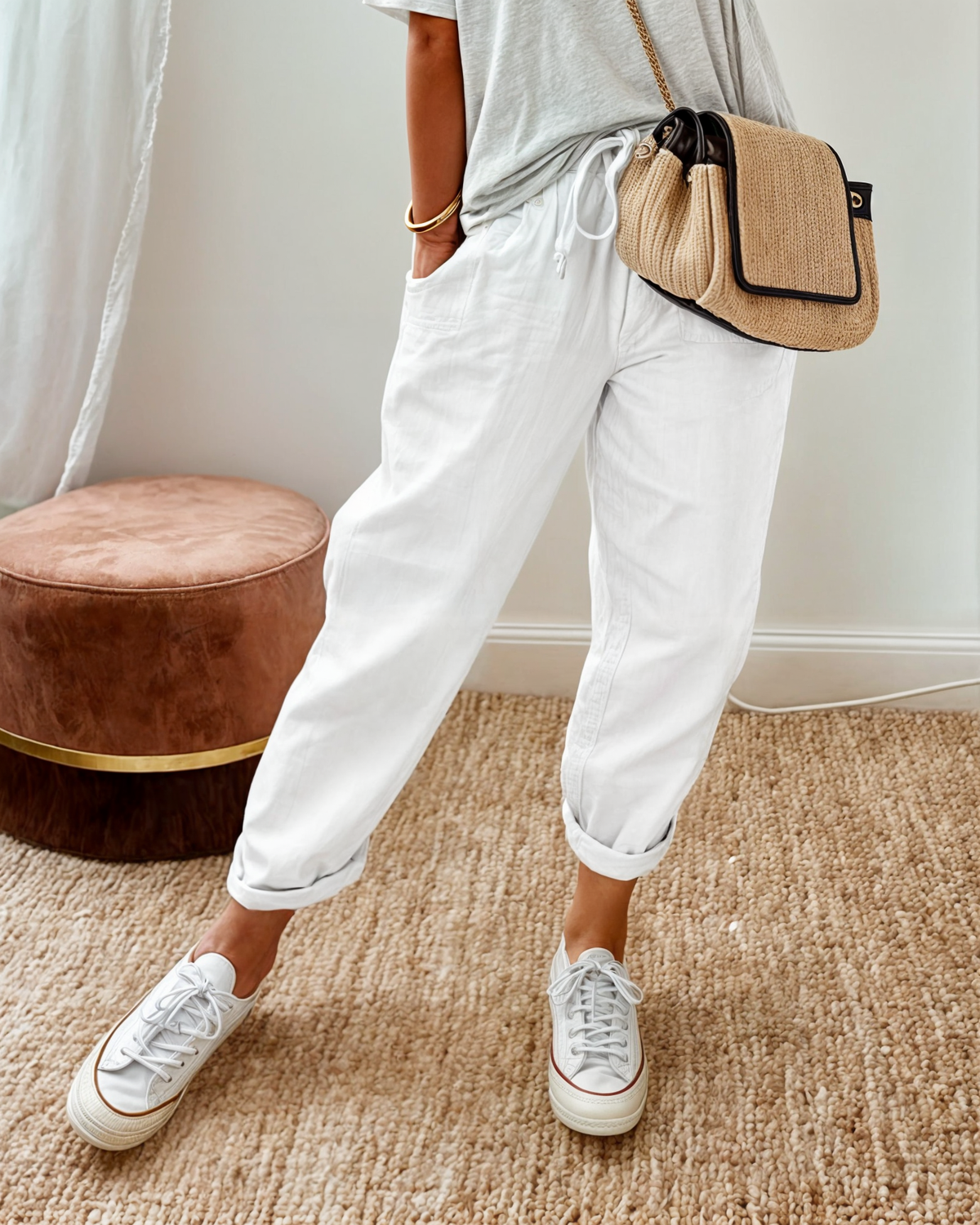 Stavroula | Comfortable Printed Trousers for Women
