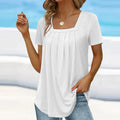 Athena | Pleated Summer Blouse
