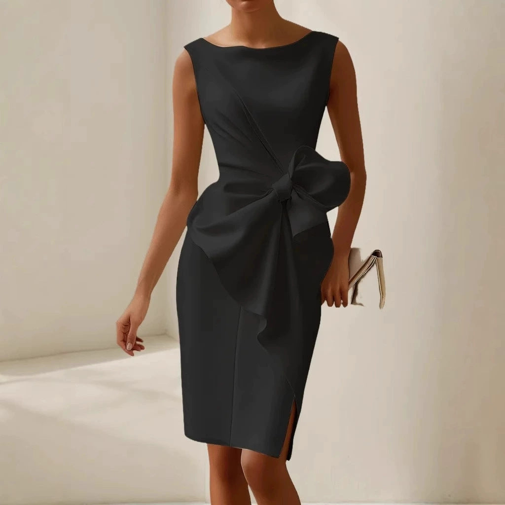 Cordelia | Bow Detail Midi Dress