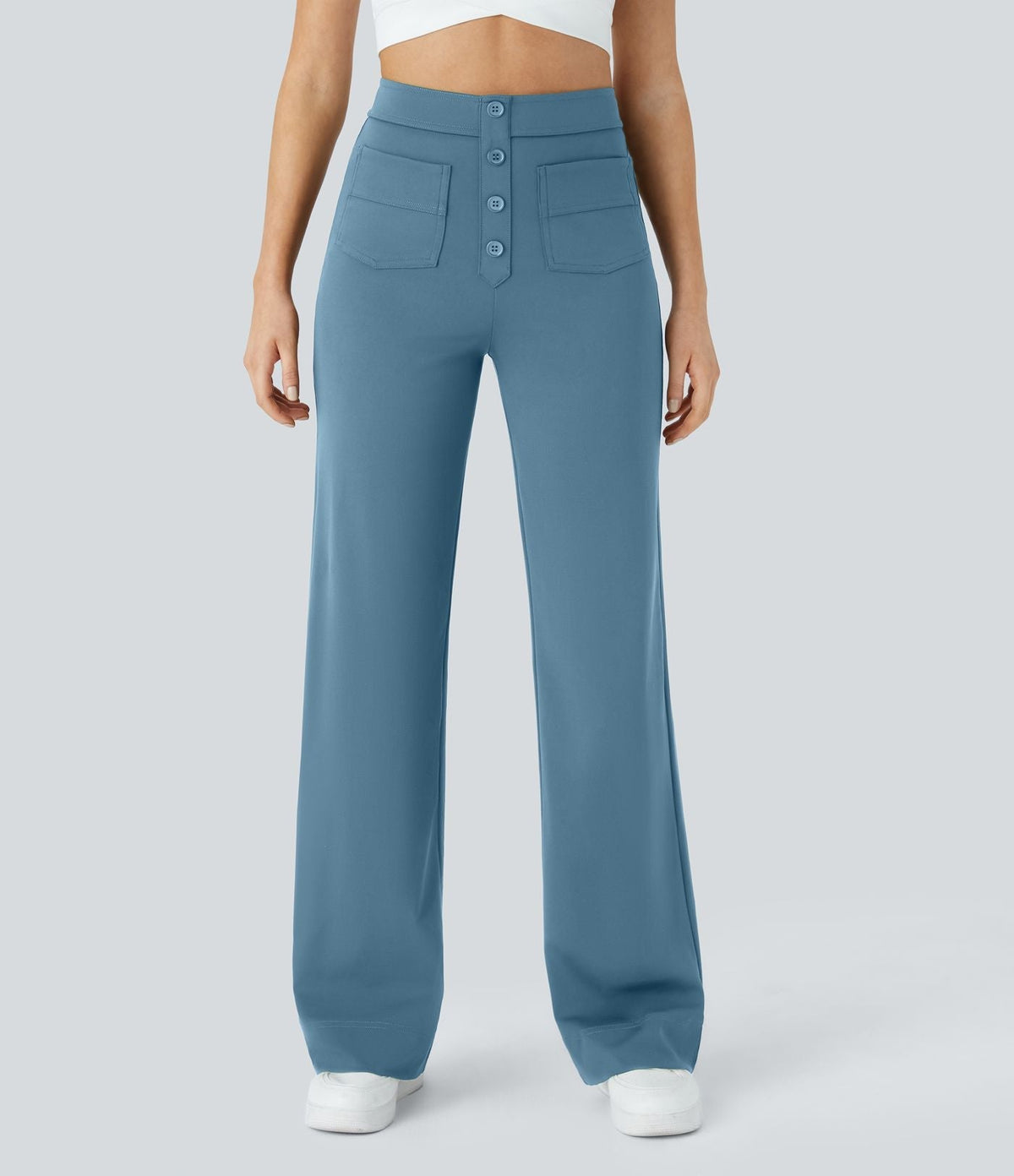Odette | Relaxed Linen Casual Trousers for Women