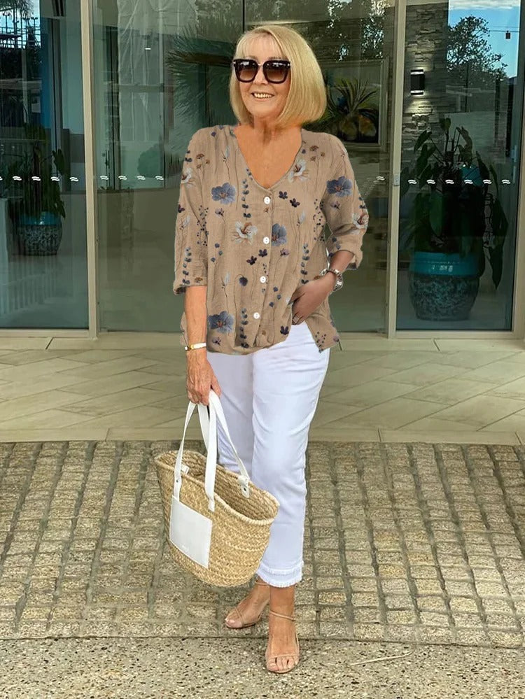 Sherry | Floral Top for Women