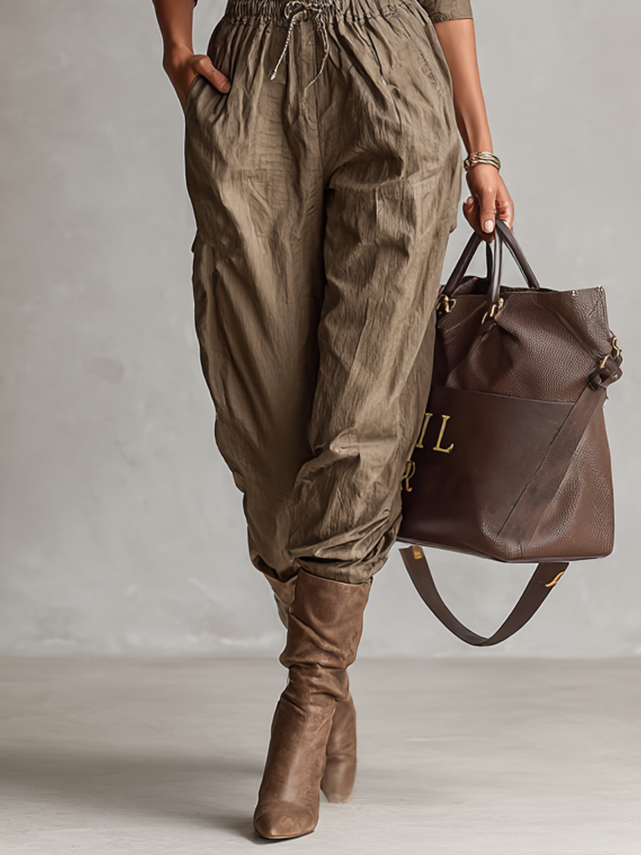 Polyxena | Casual Button Drawstring Jumpsuit for Women