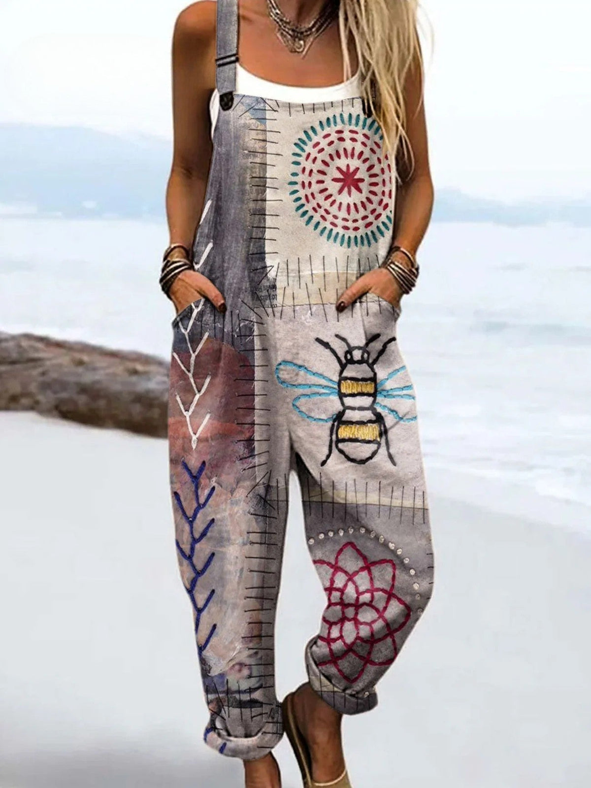 Hannah | Print Jumpsuit for Women