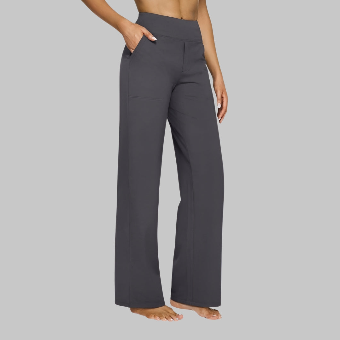 Phoebe | Linen Stretch Trousers for Women