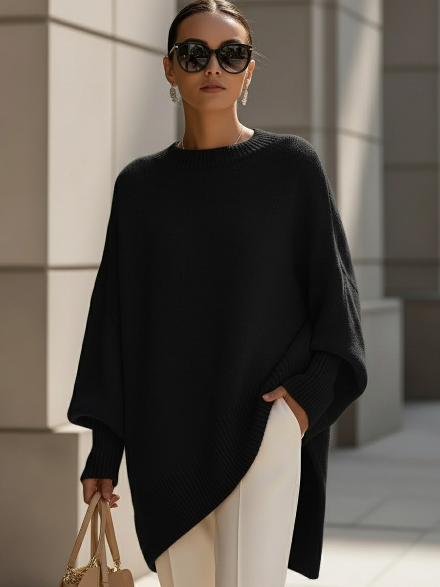 Linette | Luxe Oversized Poncho for Women
