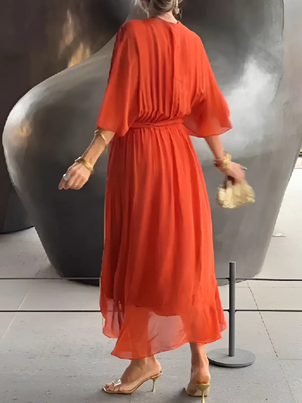 Gaia | Wrap Maxi Dress