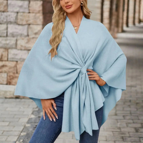 Briana | Elegant Draped Poncho for Women