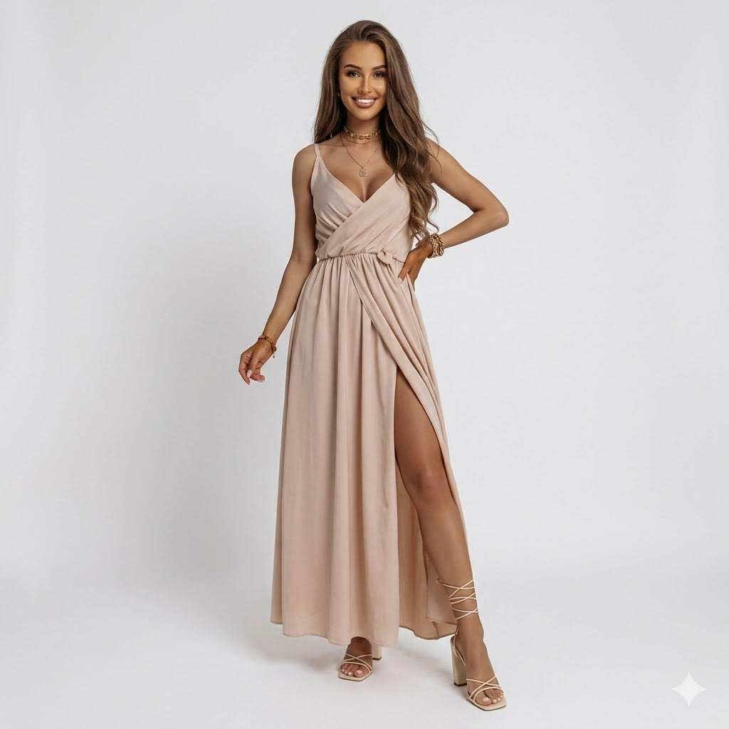 Valeria | Wrap Maxi with Slit