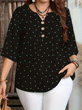 Costanza | Classic Polka Dot Everyday Blouse for Women