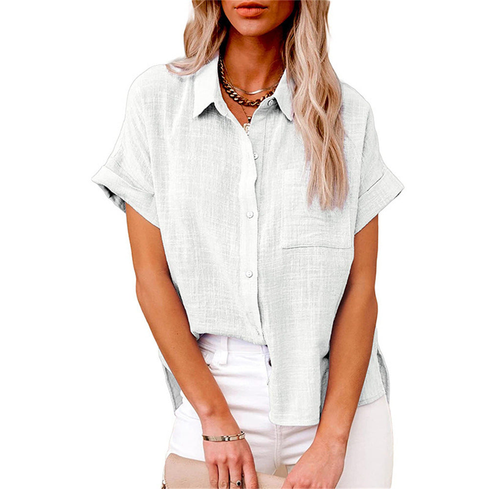 Flavie | Lightweight Shirt with Front Pocket for Women