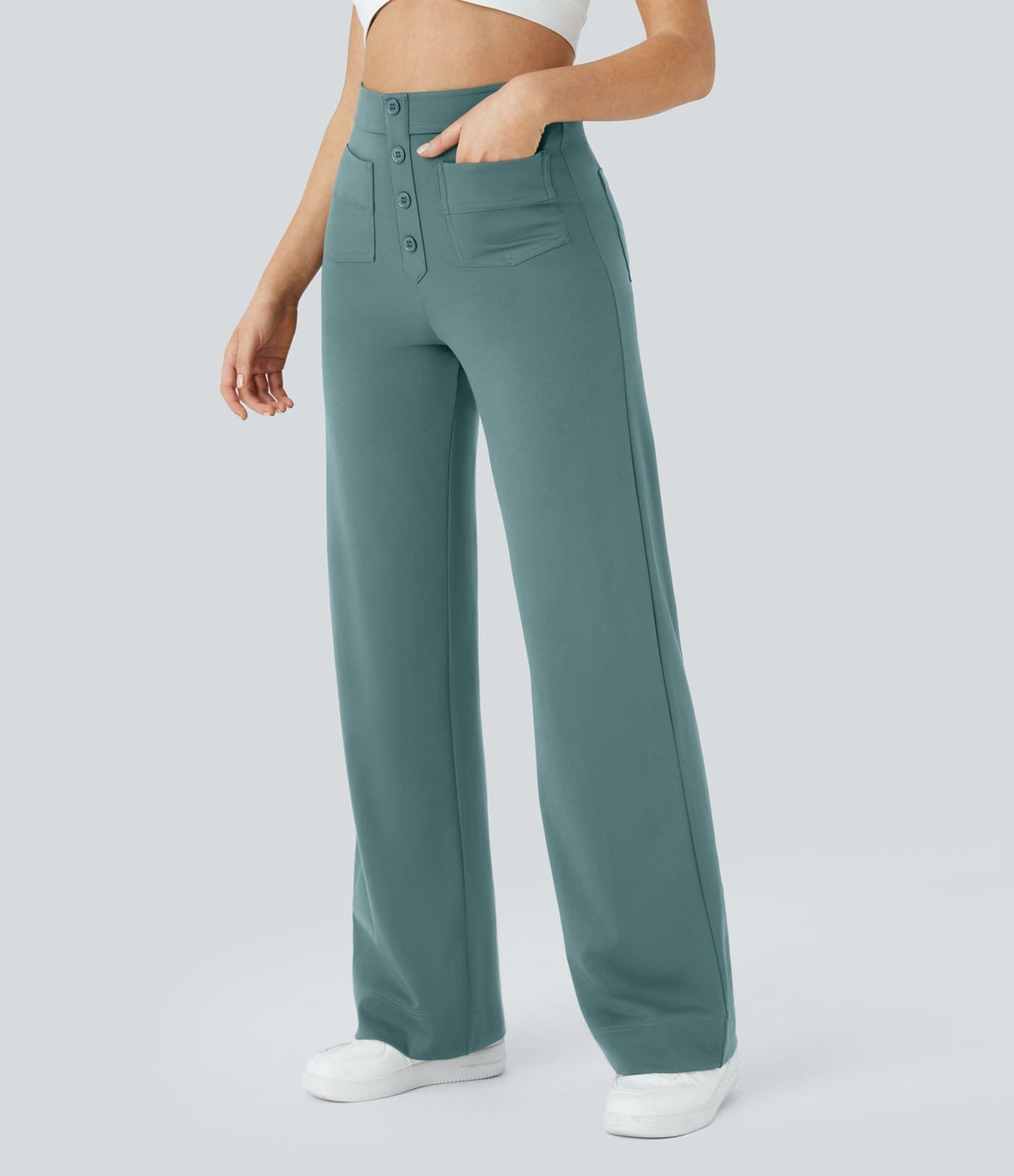 Odette | Relaxed Linen Casual Trousers for Women
