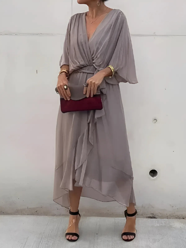Gaia | Wrap Maxi Dress