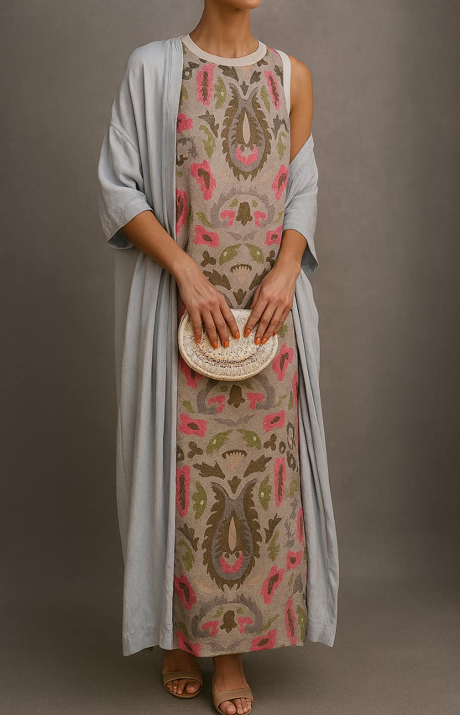 Alexia | Matching Long Coat & Dress Set for Women
