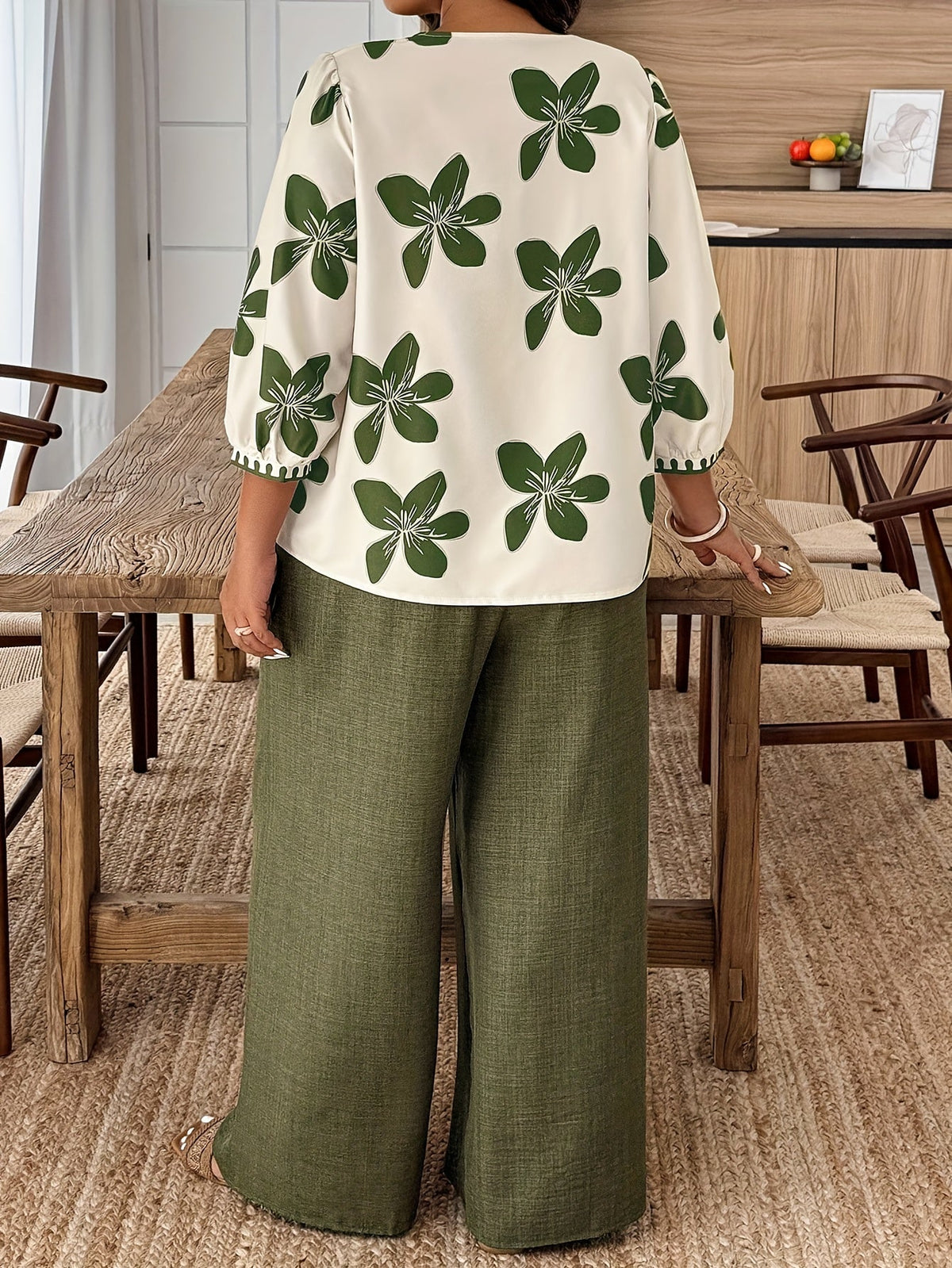 Verina | Relaxed Floral Two-Piece Set for Women