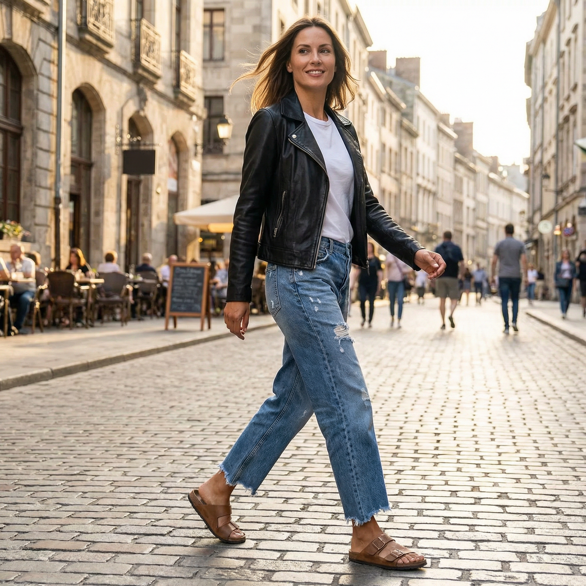 Mathilde | Elegant Cropped Jeans for Women